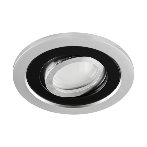 Sufitowa oprawa punktowa Borys C kolor srebrny/czarny max 20 W GU10 STRUHM
