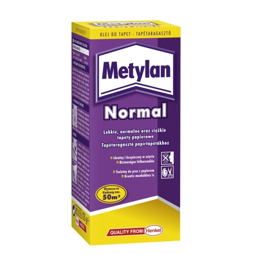 Klej do tapet papierowych Normal 40x125 g METYLAN