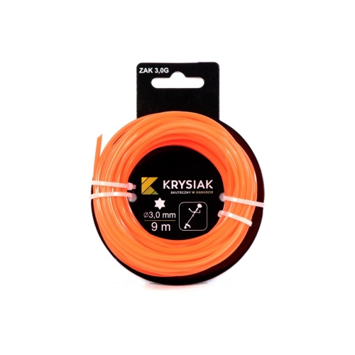 Żyłka tnąca 3,0 mm x 9 m gwiazdka KRYSIAK