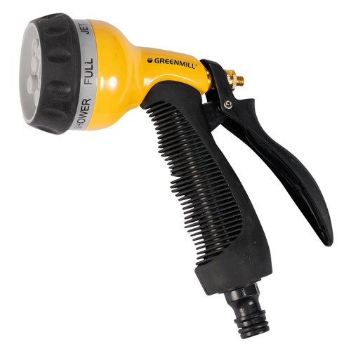 Pistolet metalowy 7-funkcyjny GREENMILL AQUASYSTEM
