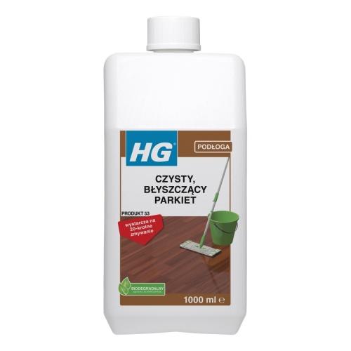 Środek Czysty błyszczący parkiet 1 L HG