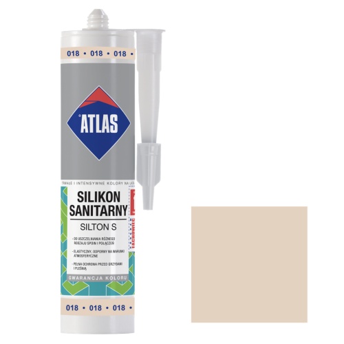 Silikon sanitarny Silton S beż pastelowy 280 ml ATLAS