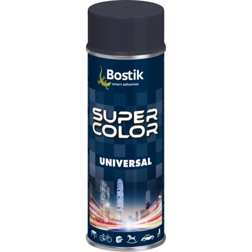 Lakier uniwersalny ogólnego zastosowania Super Color Universal antracyt RAL 7016 400 ml BOSTIK