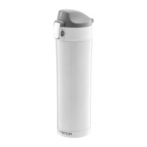 Kubek termiczny z blokadą Glossy biały 420 ml AMBITION