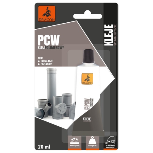 Klej do PCW 20 ml blister DRAGON