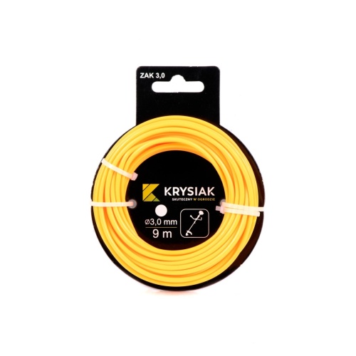 Żyłka tnąca 3,0 mm x 9 m okrągła KRYSIAK