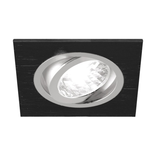Sufitowa oprawa punktowa Alum D kolor czarny/chrom max 50 W GU10 STRUHM