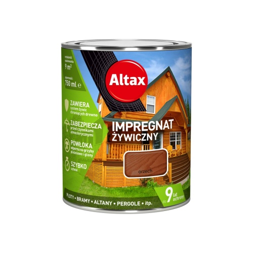 Impregnat żywiczny 0,75 L orzech ALTAX