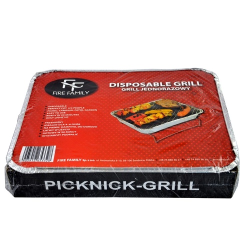 Grill jednorazowy FIRE FAMILY