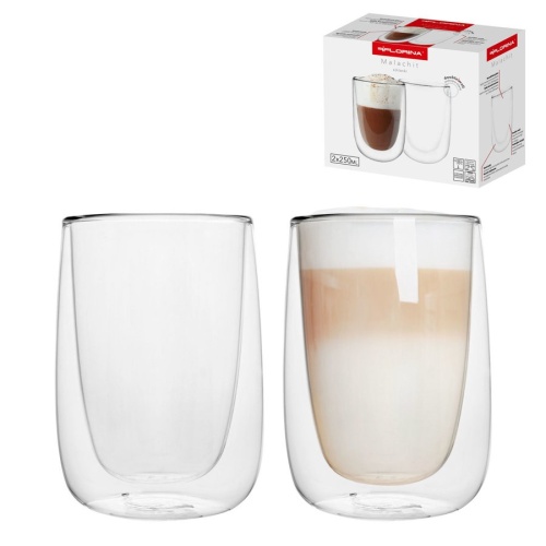 Szklanki termiczne Malachit 250 ml - 2 szt. FLORINA