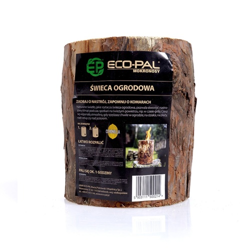 Naturalna świeca ogrodowa przeciwkomarowa 1,5 kg ECO-PAL