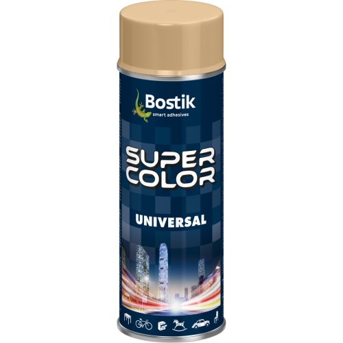 Lakier uniwersalny ogólnego zastosowania Super Color Universal beżowy RAL 1001 400 ml BOSTIK