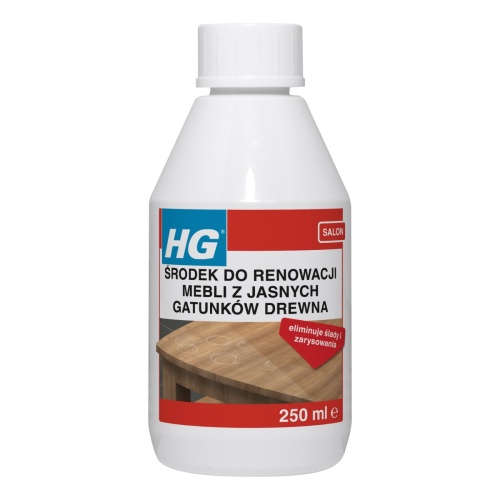 Środek do renowacji mebli z jasnych gatunków drewna 250 ml HG