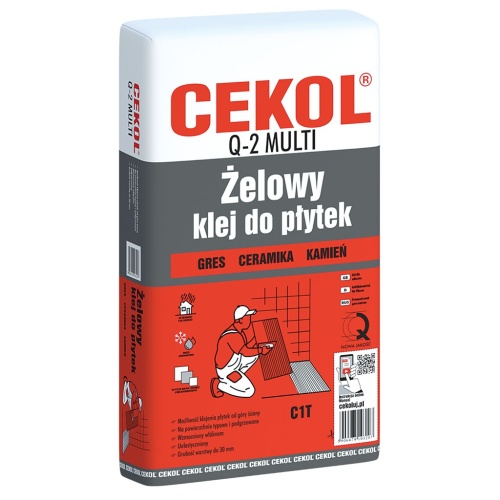 Klej do płytek Q-2 żelowy multi 5 kg CEKOL