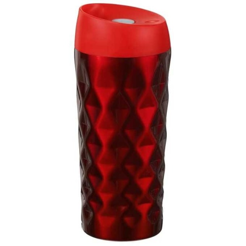 Kubek termiczny ze stali nierdzewnej Jasper 400 ml czerwony AMBITION