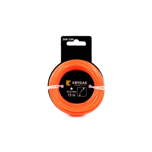 Żyłka tnąca 2,0 mm x 15 m gwiazdka KRYSIAK