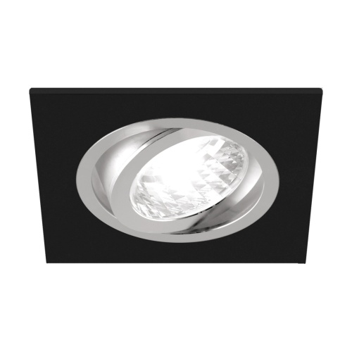 Sufitowa oprawa punktowa Alum D kolor czarny matowy/chrom max 50 W GU10 STRUHM