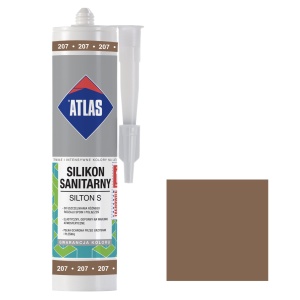 Silikon sanitarny Silton S popielaty ATLAS