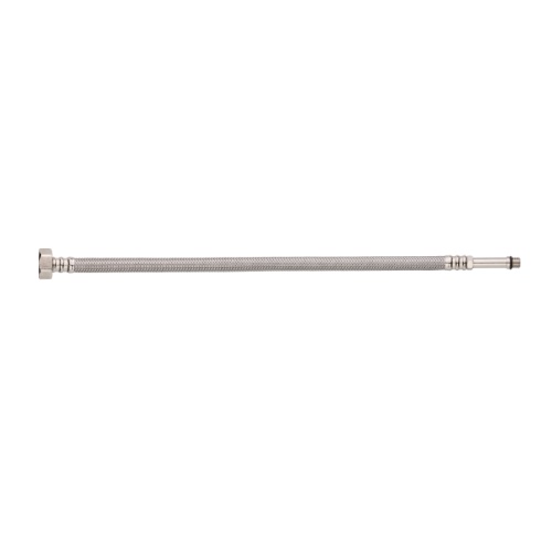 Wężyk w oplocie ze stali nierdzewnej z GW/GZ 1/2" długa końcówka 100 cm INVENA