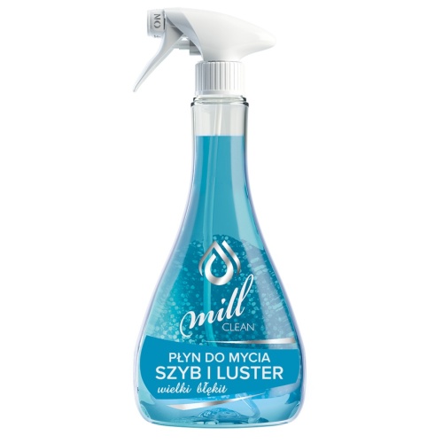 Płyn do mycia szyb i luster wielki błękit Mill Clean 0,55 L MADONIS