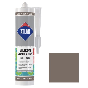 Silikon sanitarny Silton S popielaty ATLAS