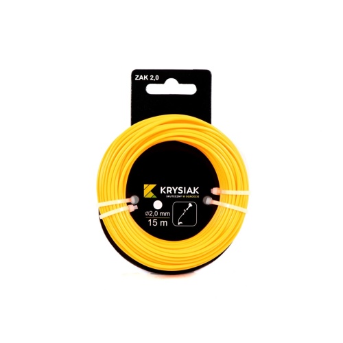 Żyłka tnąca 2,0 mm x 15 m okrągła KRYSIAK