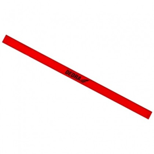 Ołówek stolarski HB 24,5 cm czerwony DEDRA