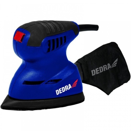Szlifierka oscylacyjna Delta, 125W, 140x140x80 mm DEDRA
