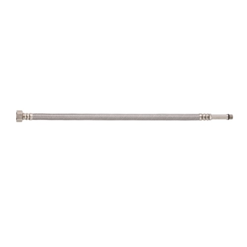 Wężyk w oplocie ze stali nierdzewnej z GW/GZ 3/8" długa końcówka 40 cm INVENA