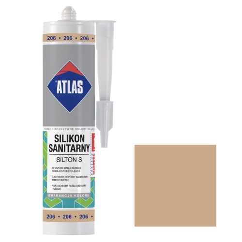 Silikon sanitarny Silton S cappucino ATLAS