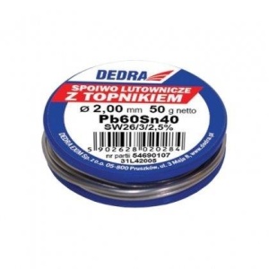 Lut z topnikiem 2 mm DEDRA