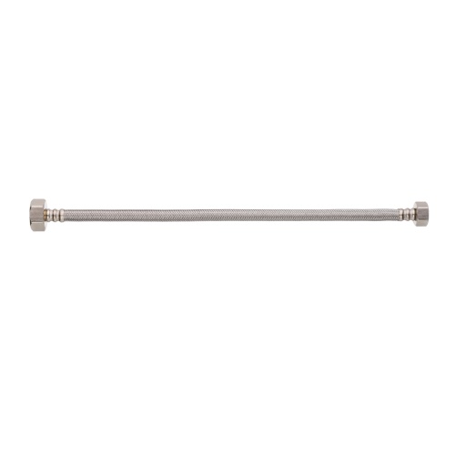 Wężyk w oplocie ze stali nierdzewnej z GW/GW (3/4X3/4) 30 cm INVENA