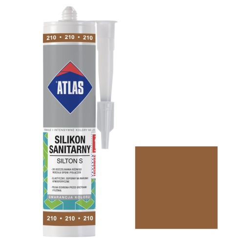 Silikon sanitarny Silton S kakao ATLAS